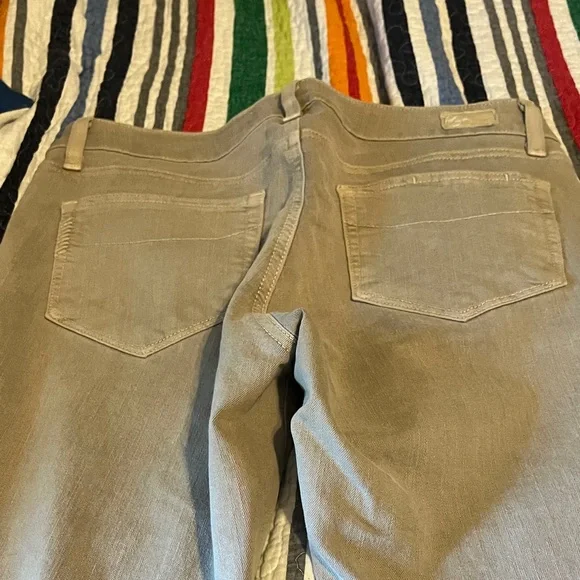 PAIGE Beige Patterned Denim - Picture 8 of 11